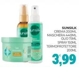 Eté Sunsilk crema, maschera, olio, spray e termoprotettore offerta