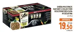 Pet Store Conad Sheba multipack nature's collection selezione delicata in gelatina offerta
