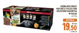 Pet Store Conad Sheba multipack nature's collection selezione assortita in salsa offerta