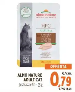 Pet Store Conad Almo nature adult cat offerta