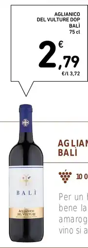 Spazio Conad Aglianico del vulture dop BALÌ offerta