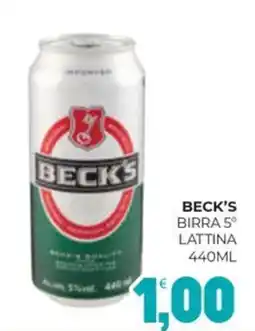 Eté Beck's birra 5° lattina offerta
