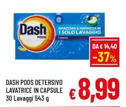 A&O Dash pods detersivo lavatrice in capsule offerta