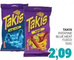 Eté Takis patatine blue heat fuego offerta