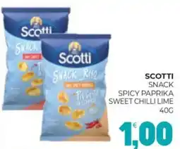 Eté Scotti snack spicy paprika sweet chilli lime offerta