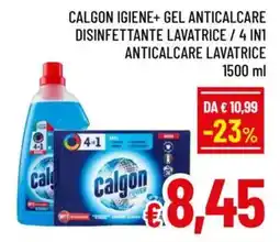 A&O Calgon igiene+ gel anticalcare disinfettante lavatrice/4 in1 anticalcare lavatrice offerta