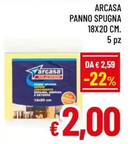 A&O Arcasa panno spugna 18x20 cm offerta