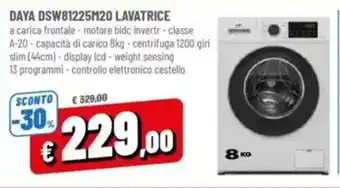 DAYA DSW81225M20 LAVATRICE