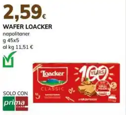 Basko Wafer loacker napolitaner offerta