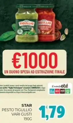 Eté Star pesto tigullio offerta