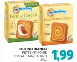 Eté Mulino bianco fette armonie cereali malto orzo offerta
