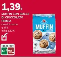 Basko Muffin con gocce di cioccolato PRIMIA offerta