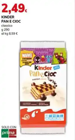 Basko Kinder pan e cioc offerta