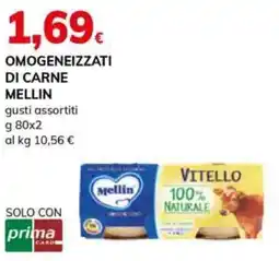 Basko Omogeneizzati di carne MELLIN offerta
