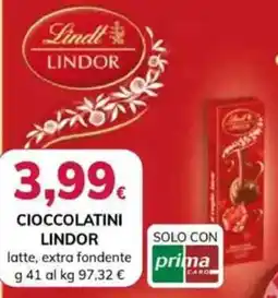 Basko Cioccolatini LINDOR offerta