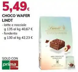 Basko Choco wafer LINDT offerta