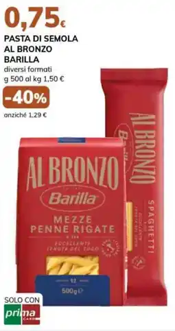 Basko Pasta di semola al bronzo BARILLA offerta
