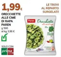 Basko Orecchiette alle cime di rapa PAREN offerta