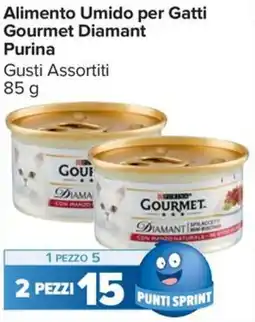 Carrefour Market Alimento Umido per Gatti Gourmet Diamant Purina offerta