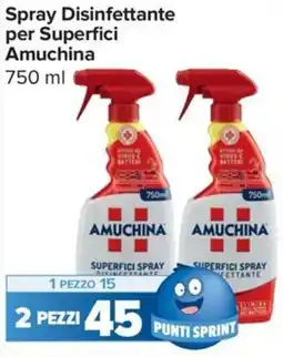 Carrefour Market Spray Disinfettante per Superfici Amuchina offerta