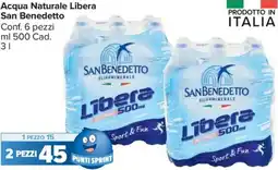 Carrefour Market Acqua Naturale Libera San Benedetto offerta