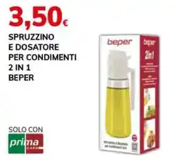 Basko Spruzzino e dosatore per condimenti 2 in 1 BEPER offerta
