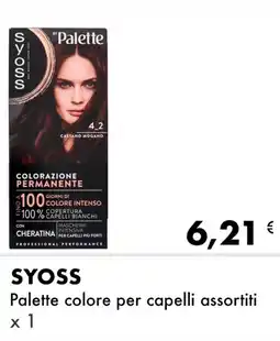 Iper Tosano SYOSS Palette colore per capelli assortiti offerta