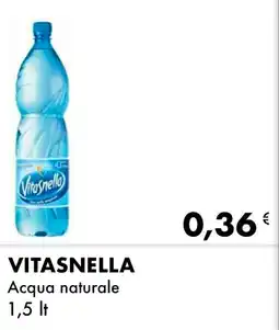 Iper Tosano VITASNELLA Acqua naturale offerta