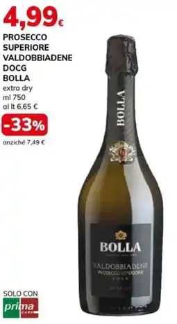 Basko Prosecco superiore valdobbiadene docg BOLLA offerta