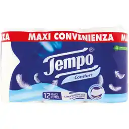 Ipercoop CARTA IGIENICA TEMPO COMFORT offerta