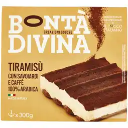 Ipercoop DESSERT TIRAMISÙ BONTÀ DIVINA offerta