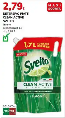 Basko Detersivo piatti clean active SVELTO offerta