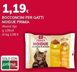 Basko Bocconcini per gatti noidue PRIMIA offerta