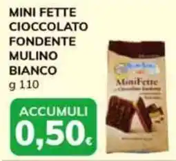 Basko Mini fette cioccolato fondente MULINO BIANCO offerta