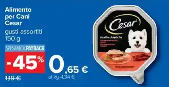 Carrefour Alimento per Cani Cesar offerta