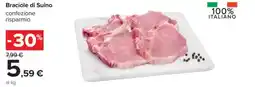 Carrefour Braciole di Suino offerta