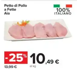 Carrefour Petto di Pollo a Fette Aia offerta