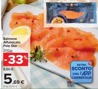 Carrefour Salmone Affumicato Pole Star offerta
