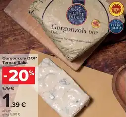Carrefour Gorgonzola DOP Terre d'Italia offerta