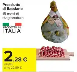 Carrefour Prosciutto di Bassiano offerta