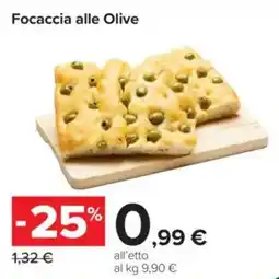 Carrefour Focaccia alle Olive offerta