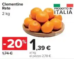 Carrefour Clementine Rete offerta