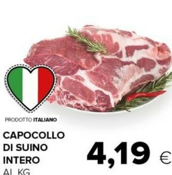 Tigre Capocollo di suino intero offerta