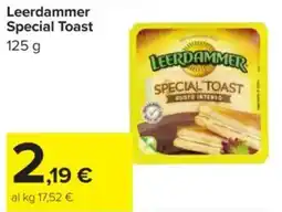 Carrefour Leerdammer Special Toast offerta