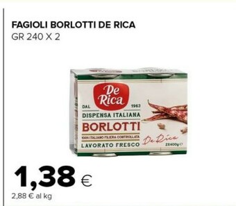 Tigre Fagioli borlotti offerta