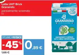 Carrefour Latte UHT Brick Granarolo offerta