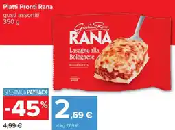 Carrefour Piatti Pronti Rana offerta