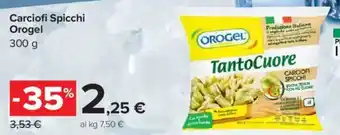 Carrefour Carciofi Spicchi Orogel offerta