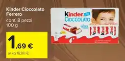 Carrefour Kinder Cioccolato Ferrero offerta