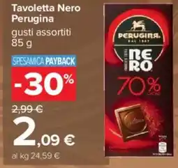 Carrefour Tavoletta Nero Perugina offerta